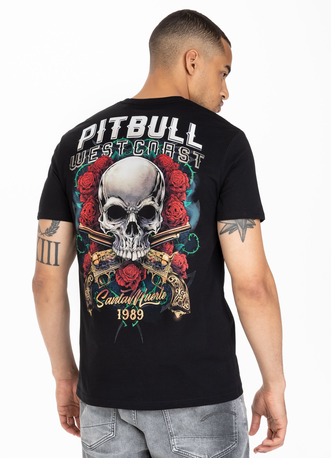Pitbull West Coast - T-Shirt Santa Muerte
